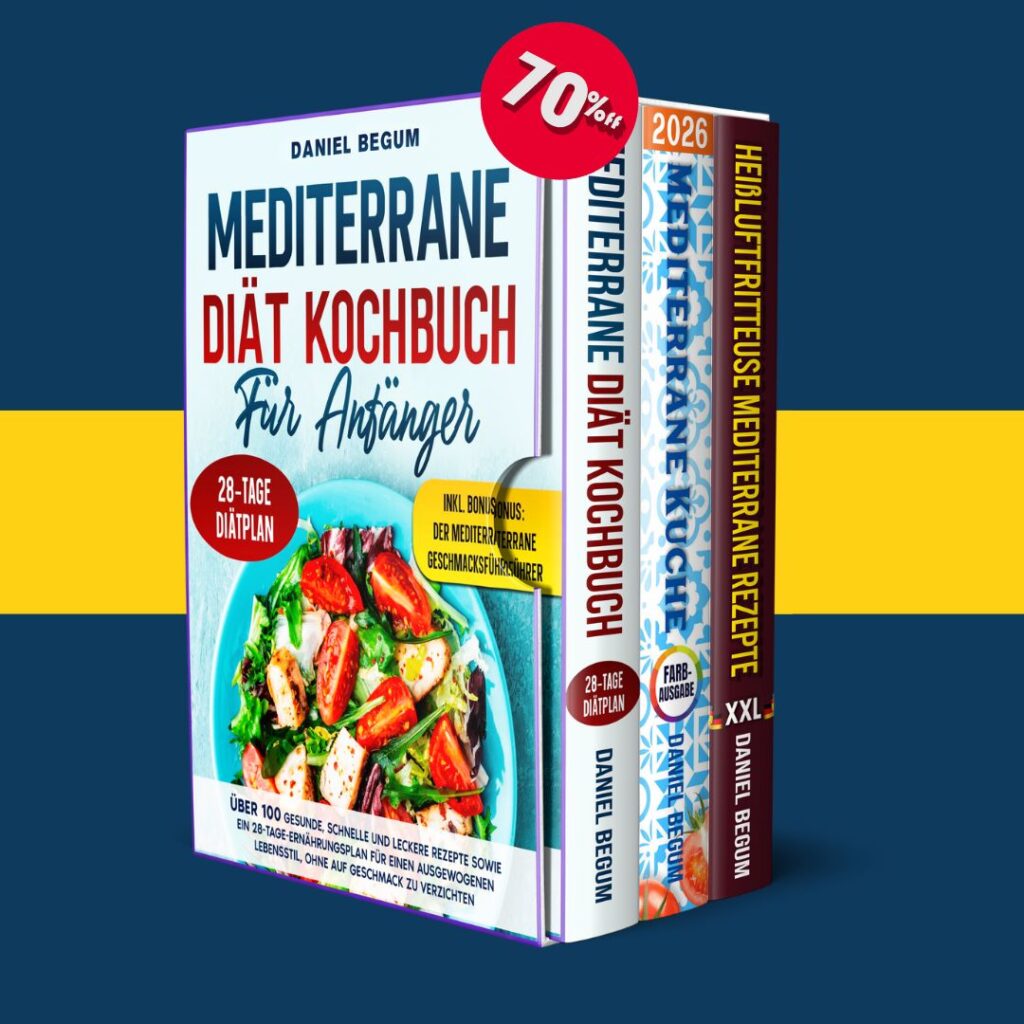Mediterrane Diät Kochbuch + 2 BONUS