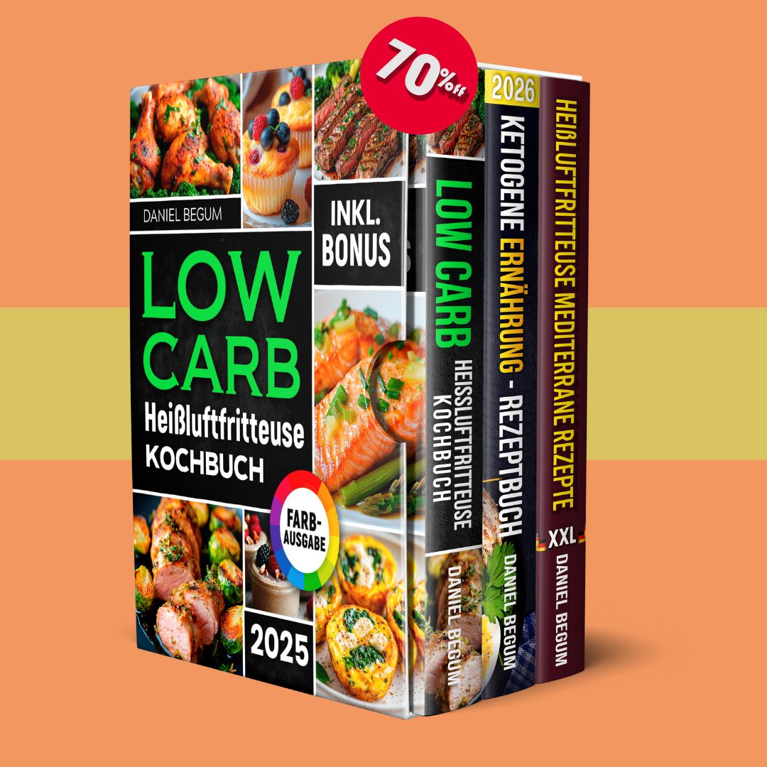 Das Low Carb Heißluftfritteuse + 2 BONI